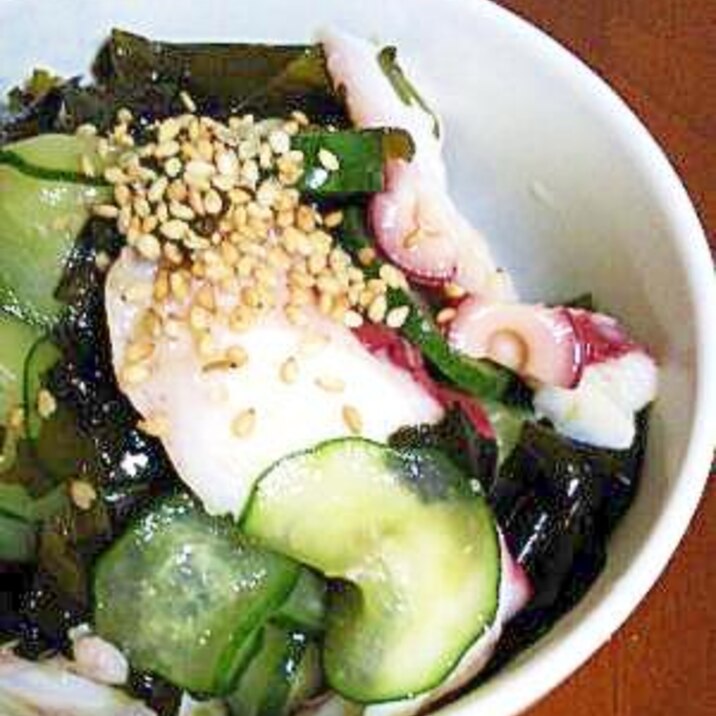 白だしで簡単 たこの酢の物 レシピ 作り方 By ネルソン マンデラ 楽天レシピ